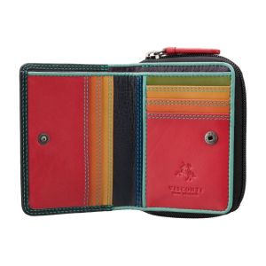 Visconti Hawaii - Kleine Bunte Portemonnaie Multi Black