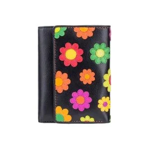 Visconti Paris Portemonnaie mit Gänseblümchen-Applikation